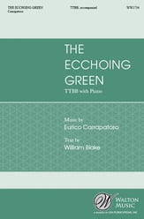 The Ecchoing Green TTBB choral sheet music cover